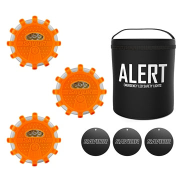 EMERGENCY LED SAFETY LIGHTS 3-PKG
