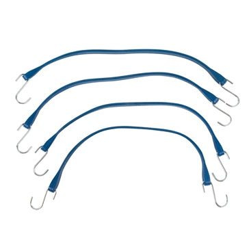 TARP STRAP RUBBER BL 24 inch QTY 4