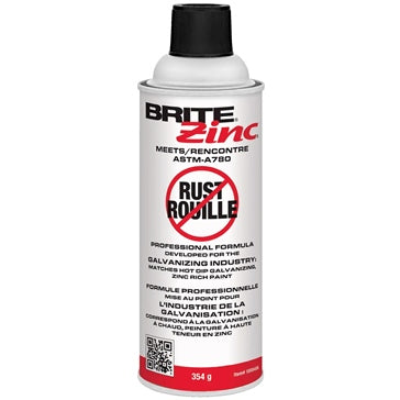 CRC Brite Zinc Silver Finish Aerosol