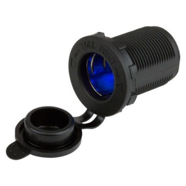 SOCKET LED POWER 12V BL