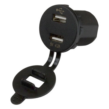 SOCKET USB/VOLTMETER RND