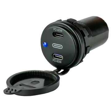POWER SOCKET DUAL USB-C SEADOG