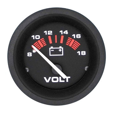VOLTMETER AMEGA 2 inch 8-18 VDC