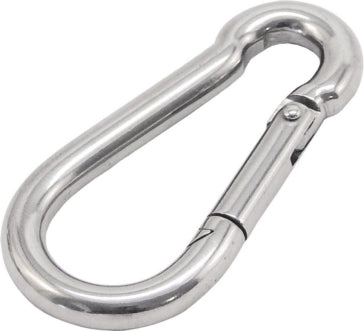 STAINLESS SAFETY SPRING HOOK 3-15/16