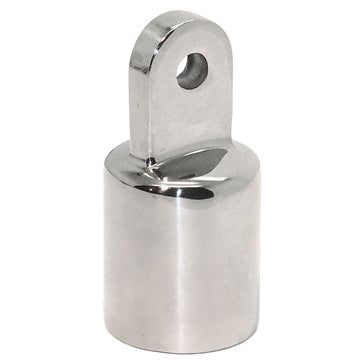 SS OUTSIDE EYE END 7/8 TUBING 1-PACK