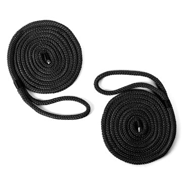 WHIP FENDER DOUBLE BRAID 3/8 inchX8 BK