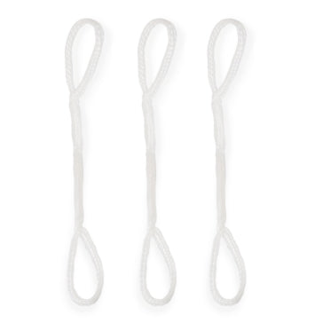FENDER ROPE 1/4 inchX12 inch QTY3 WH