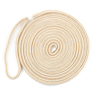 DOCKLINE DOUB BRAIDED 3/8 inchX25 GOL