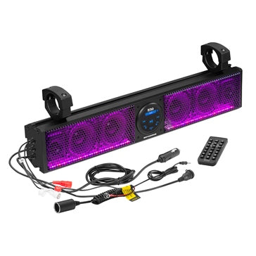 SOUNDBAR 26 inch W/RGB LED BK BOSS AUDIO