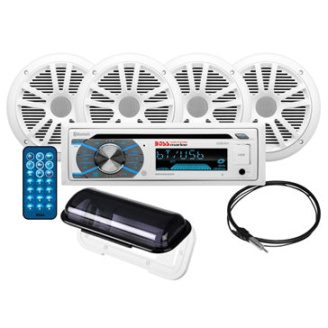RECEIVER/SPEAKER 6.5 inch WH ENS QTY4