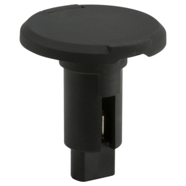 BASE PLUG-IN ROUND BK 2 PIN