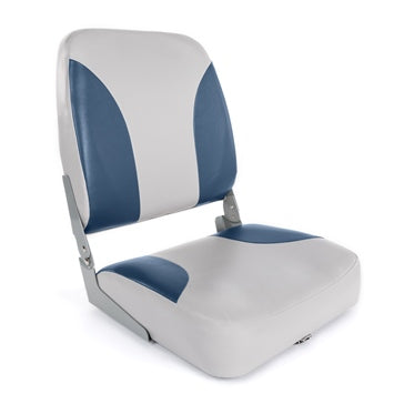 ECONOMY HIGH BACK SEAT GY/BL KIMPEX