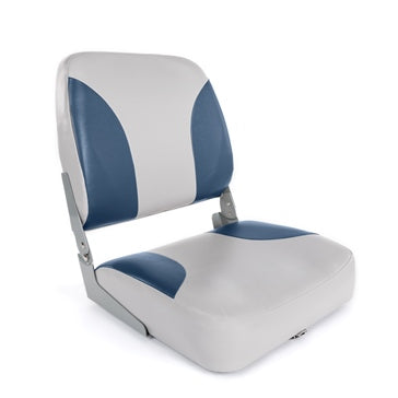 ECONOMY LOW BACK SEAT GY/BL KIMPEX