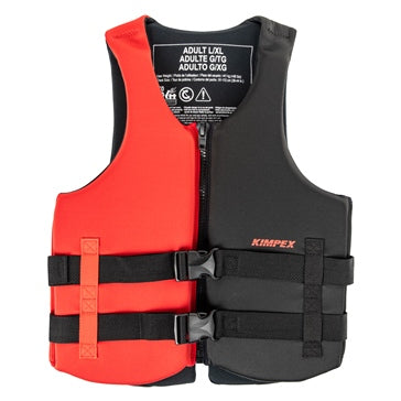 LIFE JACKET NEOPRENE L/XL RD/BK