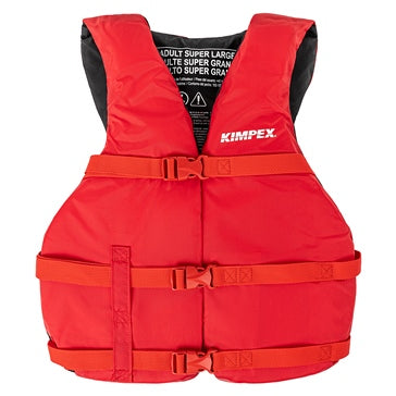 LIFE JACKET NYLON ADULT RD 2XL/3XL