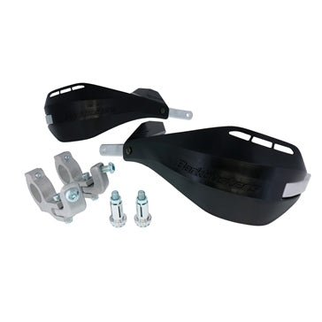 HANDGUARD EGO W/MULTI FIT CLAMPS BK/BK
