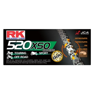RK EXCEL Chain - GB520XSO Road & Off-Road X'ring Chain