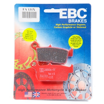 EBC “X” Series Moto-X Sport & Enduro Brake Pad Carbon graphite - Rear