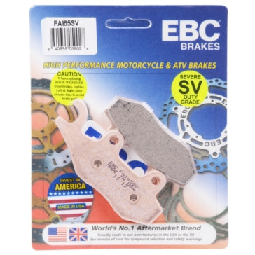 EBC 'SV' Severe Duty Brake Pad Sintered Metal Pads - Front/Rear