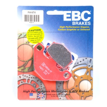 EBC 'X' Carbon Graphite Brake Pad Carbon graphite - Front/Rear