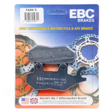 EBC “X” Series Moto-X Sport & Enduro Brake Pad Carbon graphite - Rear