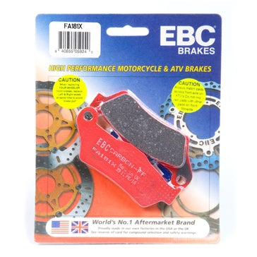 EBC “X” Series Moto-X Sport & Enduro Brake Pad Organic - Front/Rear