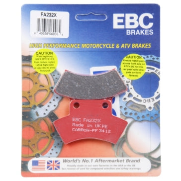 EBC 'X' Carbon Graphite Brake Pad Carbon graphite - Rear