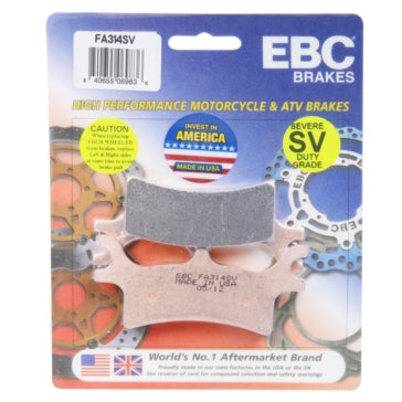 EBC 'SV' Severe Duty Brake Pad Sintered Metal Pads - Rear