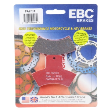 EBC 'X' Carbon Graphite Brake Pad Carbon graphite - Rear