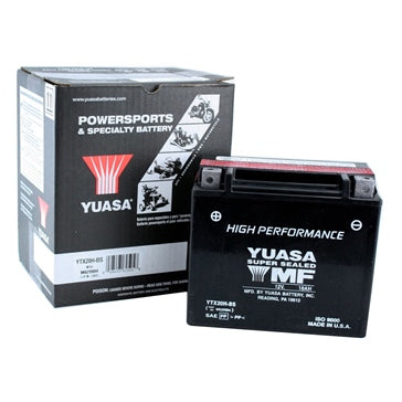 Yuasa Battery Maintenance Free AGM High Performance YTX20H-BS