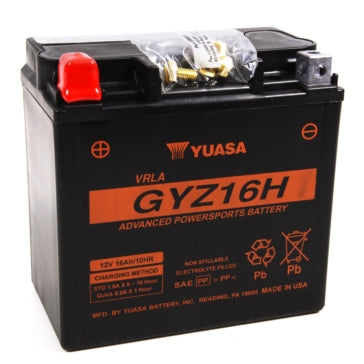 Yuasa Battery Maintenance Free AGM Factory Activated GYZ16H