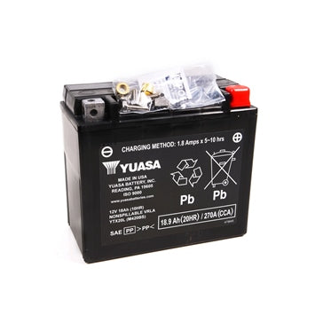 Yuasa Battery Maintenance Free AGM Factory Activated YTX20L-F/A