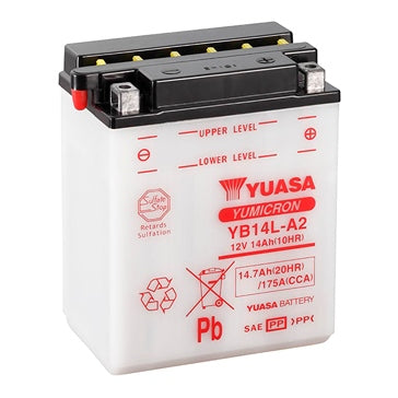 Yuasa High Performance Conventional (AGM) Batteries YB14L-A2