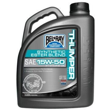 Bel-Ray Thumper Racing Synthetic Ester Blend 4T Engine Oil 15W50