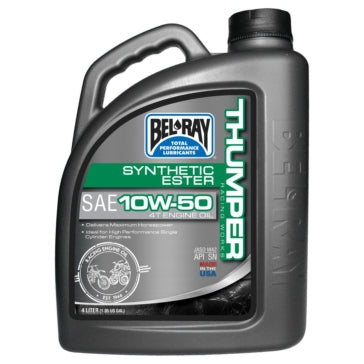 Bel-Ray Thumper Racing Works Full Synthetic Ester 4T Engine Oil 10W50