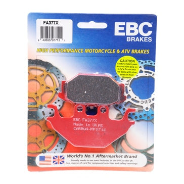 EBC 'X' Carbon Graphite Brake Pad Carbon graphite - Front/Rear