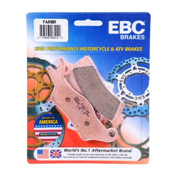 EBC “R“ Long Life Sintered Brake Pad Long life Sintered Metal - Front/Rear