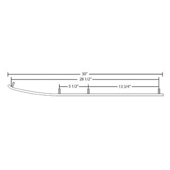Kimpex Standard Wear Bar Fits Yamaha; Fits Kawasaki