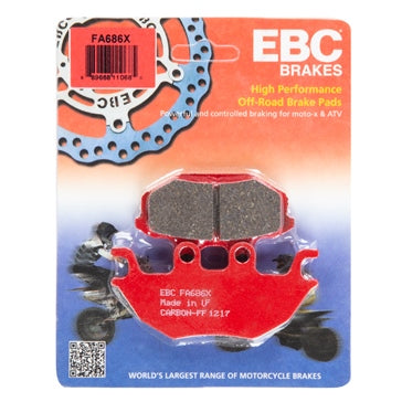 EBC 'X' Carbon Graphite Brake Pad Organic