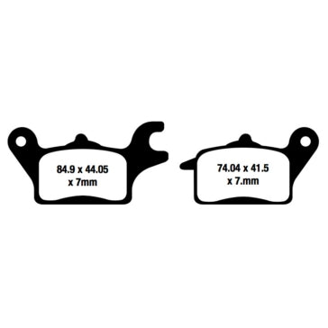 EBC Organic Brake Pad Organic - Front