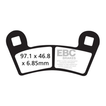 EBC 'SV' Severe Duty Brake Pad Sintered Metal Pads - Rear