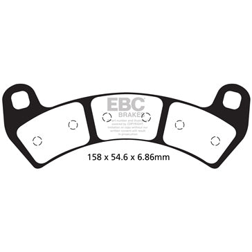 EBC Double-H Superbike Brake Pad Sintered metal - Left