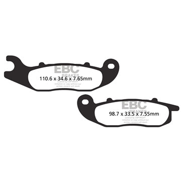 EBC Organic Brake Pad Organic - Front left