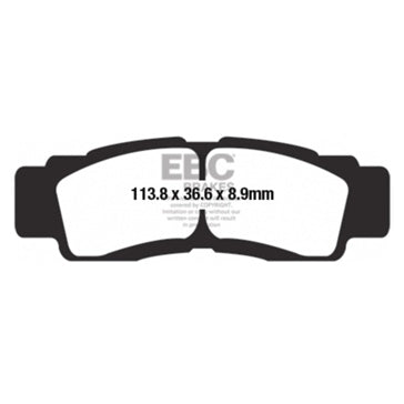 EBC SXR Brake Pad Sintered metal - Front left; Front right