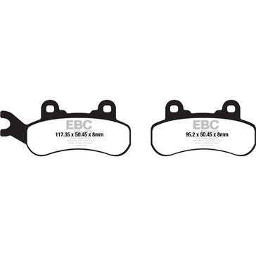 EBC Double-H Superbike Brake Pad Sintered metal - Right