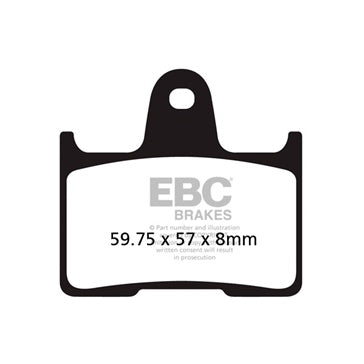 EBC Double-H Superbike Brake Pad Rear right