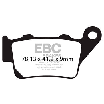 EBC Double-H Superbike Brake Pad Rear left