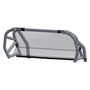 Direction 2 Rear Windshield - Scratch Resistant Fits Polaris