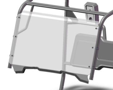 Direction 2 Full Windshield - Scratch resistant HONDA