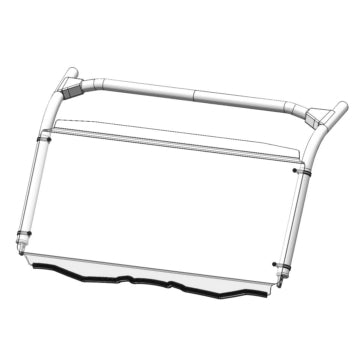 Direction 2 Full Windshield - Scratch resistant YAMAHA